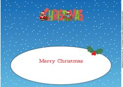 Christmas Owls Christmas Large Dl Insert