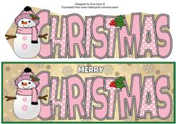 Cute Snowman Christmas Large Dl