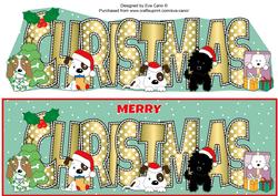 Christmas Dogs Christmas Large Dl