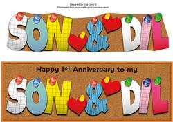 Paper (1st) Anniversary Son & Dil Large Dl