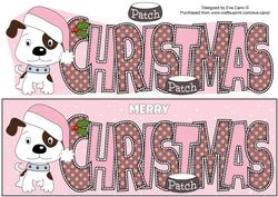 Patch the Dog Christmas Large Dl 2