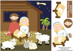 Nativity 8x8 Quick Card