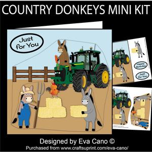 Country Donkeys Mini Kit