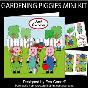Gardening Piggies Mini Kit