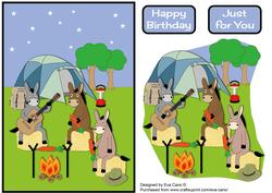 Camping Donkeys