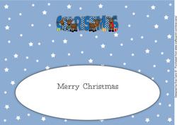 Rudolf & Friends Christmas Large Dl Insert