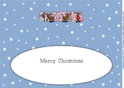 Rudolf & Friends Christmas Large Dl 3 Insert