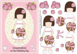 Wedding Flower Girl Decoupage 2