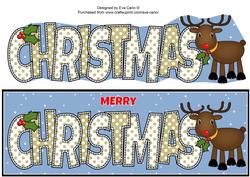Rudolf the Red Nose Reindeer Christmas Large Dl