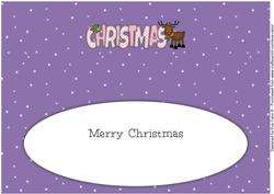 Rudolf the Red Nose Reindeer Christmas Large Dl 2 Insert