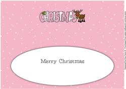 Rudolf the Red Nose Reindeer Christmas Large Dl 3 Insert