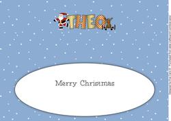 Santa & Rudolf Theo Large Dl Insert