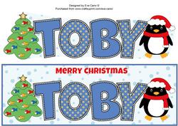Eddie the Penguin Toby Large Dl