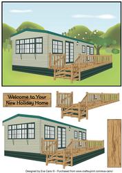 Static Caravan Decoupage