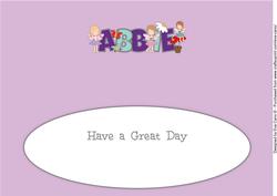 Little Fairies Abbie Large Dl Insert