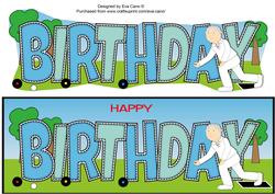 Crown Green Bowling Birthday Large Dl 2