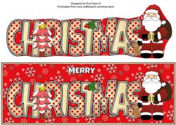 Santa Christmas Large Dl 3