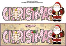 Santa Christmas Large Dl 4