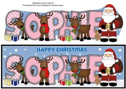 Santa and His Reindeers Sophie Large Dl