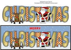 Santa & Rudolf Christmas Large Dl