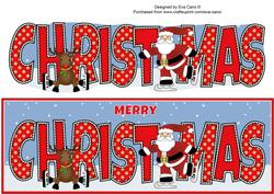 Santa & Rudolf Christmas Large Dl 2