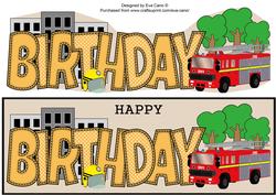 Fire Engine Birthday Large Dl 3