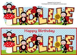 Cute Ladybirds Hollie Large Dl