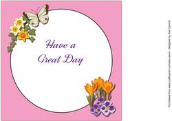 Just for You Blossom 8x8 Great Day Insert