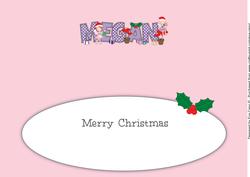 Christmas Fairies Megan Large Dl Insert