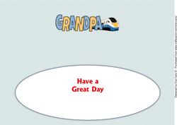 Train Grandpa Large Dl Insert