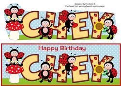 Cute Ladybirds Chey Large Dl
