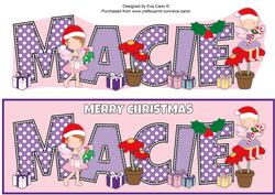 Christmas Fairies Macie Large Dl