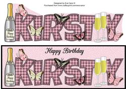 Butterflies & Bubbly Kirsty Large Dl