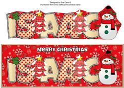 Cute Snowman Isaac Large D