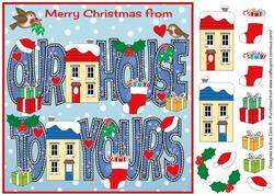 8x8 Christmas from Our House to Yours