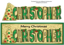 Buttons Christmas Trees Ii Christopher Large Dl
