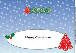 Christmas Tree Nicholas Large Dl Insert