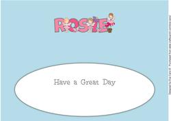 Little Fairies Rosie Large Dl Insert