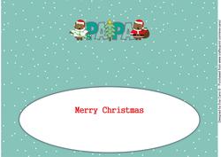 Christmas Owls Papa Large Dl Insert