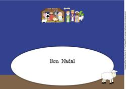 Nativity Scene Bon Nadal Large Dl Insert