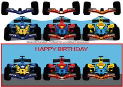 Formula 1 Cars Large Dl