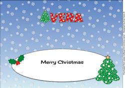 Christmas Tree Vera Large Dl Insert