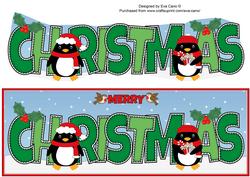Christmas Penguins Christmas Large Dl 2