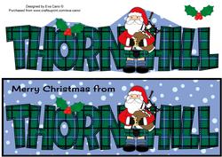 Merry Christmas from Thornhill Large Dl