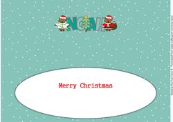 Christmas Owls Noah Large Dl Insert
