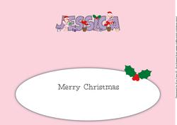 Christmas Fairies Jessica Large Dl Insert