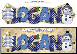 Cute Snowman Logan Large Dl 2
