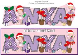 Christmas Fairies Anya Large Dl