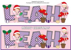 Christmas Fairies Leah Large Dl