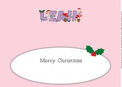 Christmas Fairies Leah Large Dl Insert